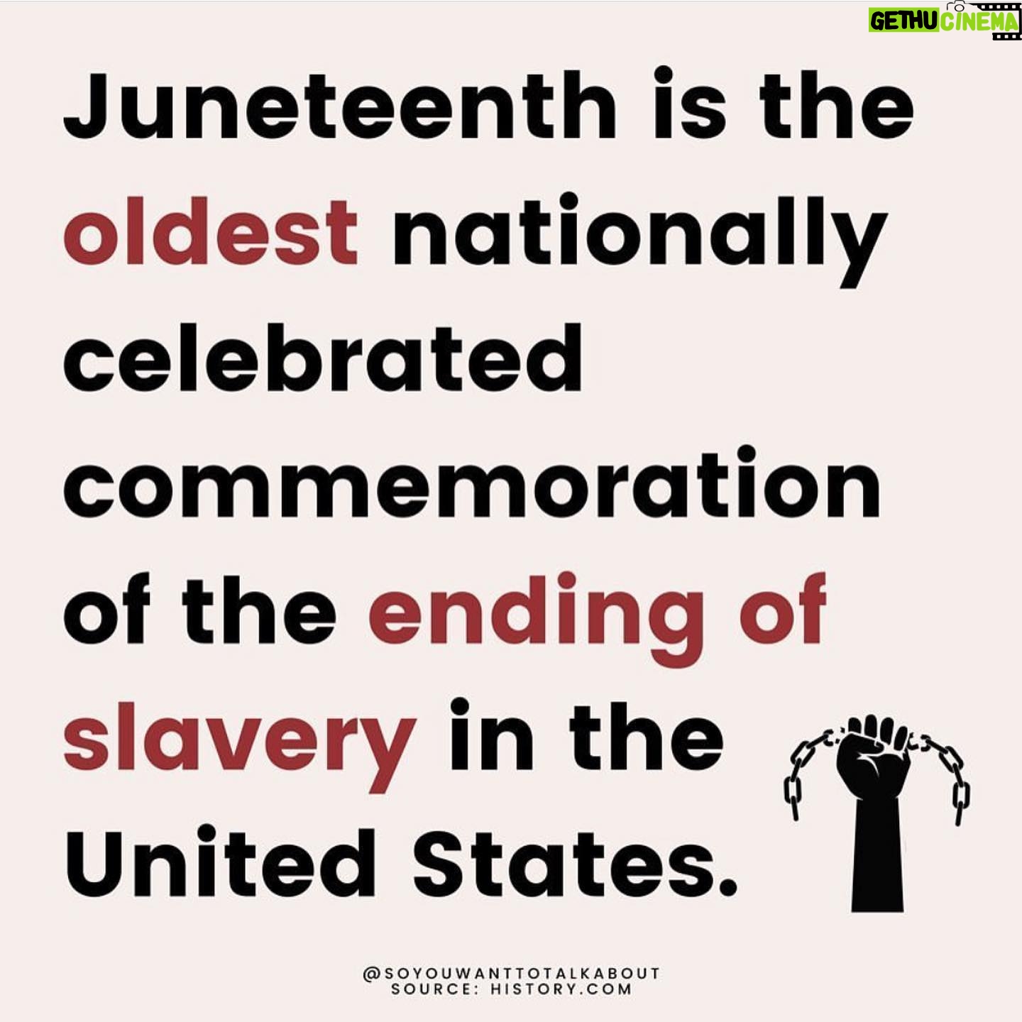 Chloe Bennet Instagram - I definitely did not learn about this in school. Make this a holiday. #juneteenth #repost @soyouwanttotalkabout