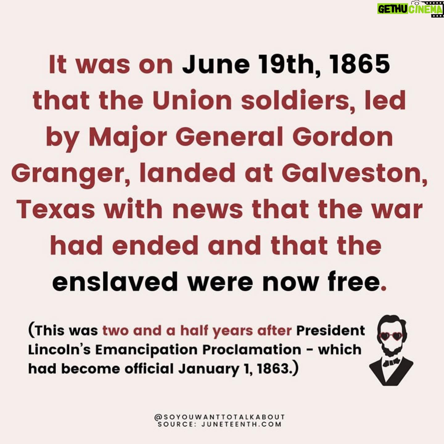 Chloe Bennet Instagram - I definitely did not learn about this in school. Make this a holiday. #juneteenth #repost @soyouwanttotalkabout