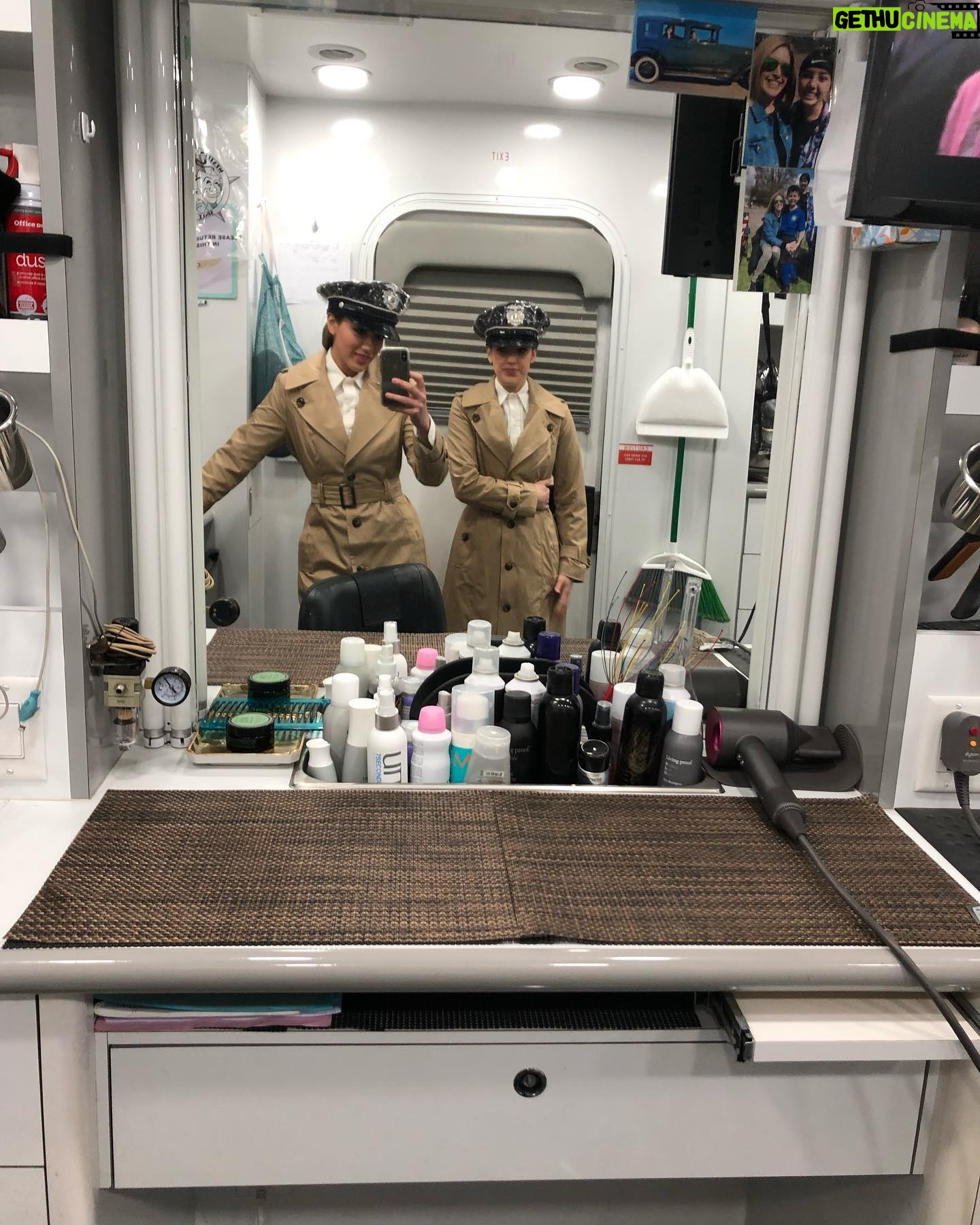Chloe Bennet Instagram - OKAY. So for last nights episode of #agentsofshield Elizabeth and I were told we had a night shoot at The Roosevelt hotel. The hotel is a staple in Hollywood and oozes Hollywood glam, so we were over the moon because we thought “omg wowww we get to both have this really fun glamorous night of shooting, maybe in ball gowns or some fancy cocktail situation, like, yesss we finally made it in Hollywood!”... but then we find out we were shooting scenes dressed as a morticians, in the rain, and would be shooting in FULL period piece mortician outfits, along with beige wet suits underneath. So pretty much the exact opposite of what we thought the night was gonna be. Which we thought was veryyy funny for some reason. And then guys guess what?...turns out there is literally NOTHING more fun than running around a fancy hotel dressed as a 1950’s mortician. I have over 214 pictures/videos of that night. I don’t know why we thought this was so funny. Hands down one of my favorite nights of shooting. But anyway I’ve been waiting to post these bts shots for over a year now and I’m so glad the world gets to see them, cause they are very important lol. @lil_henstridge l I lo0o0o0vveeee uuuuuu. Edit: wow this caption is all over the place, but you get it right?