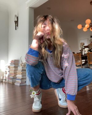 Chloe Bennet Instagram - swipe right to see how to pass down trauma