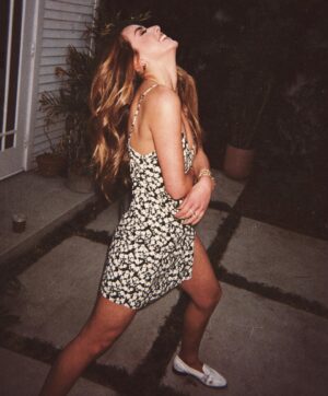 Chloe Bennet Instagram - it’s always nice to gently hug & bite things you love 

hair: @davestanwell 
make up: @kiranasrat 
& disposable camera work by @markvmode duh