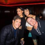 Chloe Bridges Instagram - Some pictures from the Out-laws premiere which is ON NETFLIX TODAY. This is a special one - adam started developing it in 2016, got incredible producing partners in @thatallencovert @adamsandler & happy madison, and then this incredible cast @nina @piercebrosnanofficial @michael_rooker @poornagraphy @comedianlilrel etc.. plus the New York Times said adam was finally funny and I know he’s been looking forward to that. Proud of you @adamdevine #theoutlaws @netflix