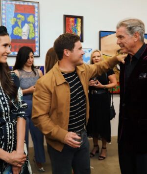 Chloe Bridges Instagram - An art-filled night celebrating the legend @piercebrosnanofficial