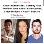 Chloe Bridges Instagram - I have news!!! Thank you @amberruffin #kenny @kelp1031 @nbc I’m so excited. Let’s go make some funnies!