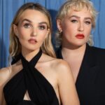 Chloe Fineman Instagram - Fineman Sisters X SRJ. A modern heirloom collection of diamond and pearl studs and earring jackets inspired by the sisters’ collective love of vintage style. Created in mind with the sister tradition of (let’s be honest) stealing from each other's closets. @chloeiscrazy & @emmafineman decided to settle the score by working with Sophie to design everyday statement pieces that can be swapped & shared to reflect their personal style. "We're 'dress for the occasion type bitches,' and with this collection, you can mix and match every piece to be perfectly styled from a wedding, or cocktail party, to every day just with jeans and a T-Shirt." Get to know the Fineman sisters and shop their collection via the link in bio & stories. 📷: @samhylton 💄: @janicedaoud @makeupbyarbella . . . . . . . . #sophieratner #sophieratnerjewelry #SRJ #collab #finejewelry #madeinnyc #sustainablefashion #chloefineman #emmafineman #finemansisters #pearlearring #earringjacket #diamondearring #baroque #baroquestyle #motherofpearl