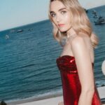Chloe Fineman Instagram - ✨ @festivaldecannes✨ @megalopolisfilm✨ getting ready for the premiere… 📸 @tomtakesphotoss Styling @yaelquint in @celine couture @cartier HMU @lisaaharon @claraleopard