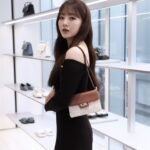 Cho Yi-hyun Instagram - @yihyun_1208 made a special appearance at the opening party of CHARLES & KEITH’s brand-new Shibuya flagship, wearing the elegant accessories from their L’initial range. #CharlesKeithLinitial #CharlesKeithSS24 #ImwithCharlesKeith Products featured: Leather Ruched-Strap Slingback Pumps Leather & Canvas Two-Tone Boxy Bag