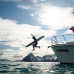 Chris Burkard Instagram - Alaska being roughly 665,000 square miles makes it the largest state in the US and pretty difficult to see it all even in a lifetime… March of 2018 on a catalog shoot for prAna, I decided to take a small crew to hit some of the most scenic locations ranging from the Don Sheldon Mountain hut near Denali to the Turnagain Arm on the Kenai Peninsula. A truly diverse array of wilderness where adventure and lifestyle in tune with nature is inevitable and a perfect time to see the state in peak season… exploring glaciers, ice caves, and eventually coastal territory accessible only by bush plane or small boats & highly dependent on a clear weather window. For the majority the trip, clear skies were in our favor and the swell lined up for perfect surf despite the frigid waters… even a rideable bore tide that locals often surf during large swings @prana