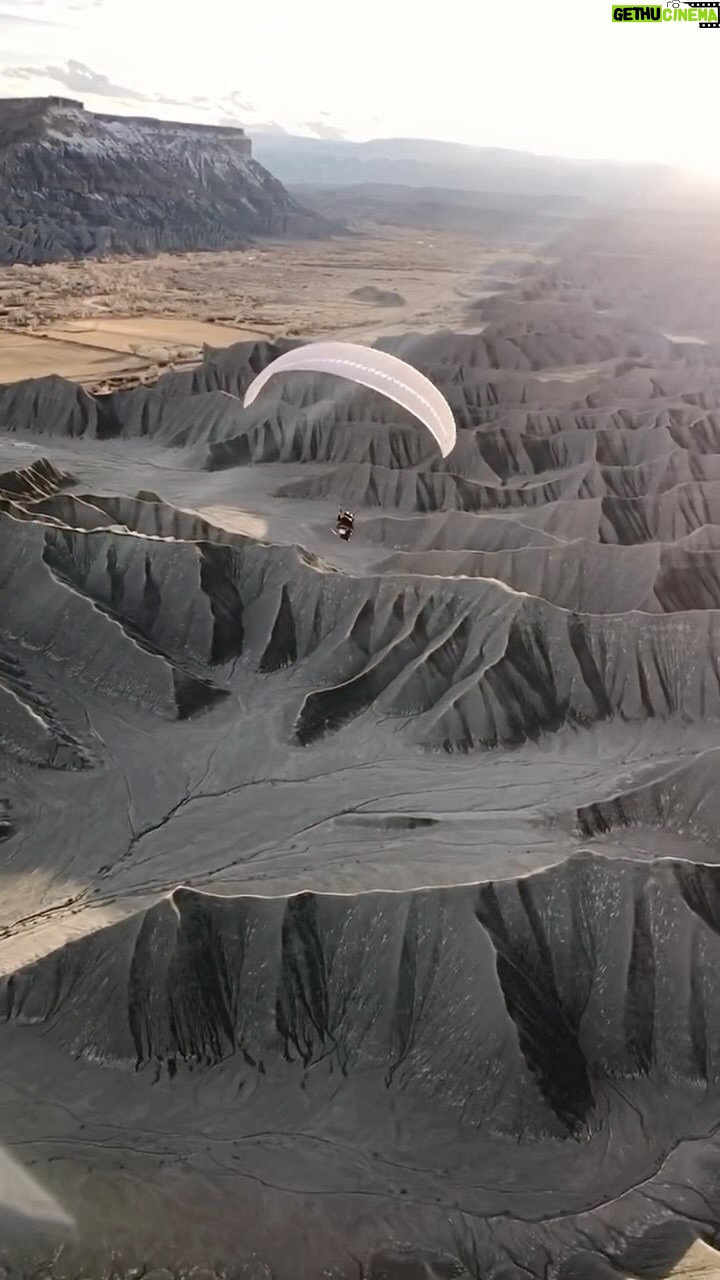 Chris Burkard Instagram - Utah, 2019 I’ve been taking road trips to this part of the country as long as I can remember… The canyons and high Desert textures have a lot of sentimental value & mystery for me, leading me to keep coming back to explore various corners of the state and try to see it from several different perspectives. Paragliding, in my opinion is one of the best ways to take in the landscape with unencumbered views (aside from your legs dangling hundreds of feet up) perfect for a photographer & gives you an exciting but peaceful experience…. Feels about as close to bird’s eye as you can get