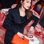 Chrissie Chau Instagram - Embracing the magic of Valentine’s Day with MCM ❤️ @harbourcity @mcmworldwide #MCMWorldwide #MCMHarbourCity
