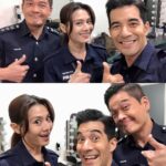 Chrissie Chau Instagram - 一些劇照和工作照 我想拍電視劇和電影最大區別 是電視劇真的每天要拍很多場戲 由其是當要一人分飾2角 每天拍攝時間就會相對更長 這部大概是我拍過最需體力的戲了 去年疫症最嚴峻那幾個月拍下 每天開工前必須做快測 120天我佔了117天 工作人員常開玩笑：「娜姐🀄️未？」🤣🤣🤣 📸 @alex_chichicool #叠影狙擊 #魏曉晨梁曦 #辛苦晒所有工作人员 #抱歉讓你們失望了 #做嘢唔病放假先病係我強項 #感恩特別時期還有工開