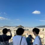Chrissie Chau Instagram - 遊客照🇬🇷 圖3: 街頭小食🥥⋯太甜&原來唔解渴🙈 圖4: 3個對雅典最高山好迷戀嘅人 圖5: 📸正確姿勢 圖6: I would like to thank the LV Hk team for taking good care of us 圖8: 認真 圖9: #corinthcanal Acropolis, Athens, Greece