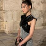 Chrissie Chau Instagram - I’m so glad to be invited to the presentation of the new High Jewelry Deep Time collection by @francescaamfitheatrof The attention to details of this collection is exceptional, and the high collar Wave necklace is my favourite🤩 #LVHIGHJEWELRY @louisvuitton