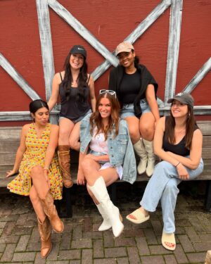 Chrissie Fit Instagram - We got rowdy in #Nashville for my dear friend @emily_a_pierce’s #bachelorette! What a blast and what a bride! Yeehaw 🤠 (I used this emoji so much in the last 3 days). #NashBash #LetsGetNashty #MidnightRodeo