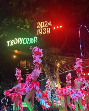 Chrissie Fit Instagram - If you know me, you know that I’ve been obsessed with the Tropicana since I found out that my great aunt (second pic) danced there in the late 1950s. It’s no surprise that I went to a show while I was in Cuba, dressed and ready to cha-cha-cha. What was surprising is that they actually let me do it. They called us onto the famous stage 💚 A memory I will never forget! Love you, @guillie9 😘

#Cuba #Habana #Havana #Tropicana #ReturnToMyRoots #CubanHeritage #CubanDancers #bajolasestrellas #underneaththestars