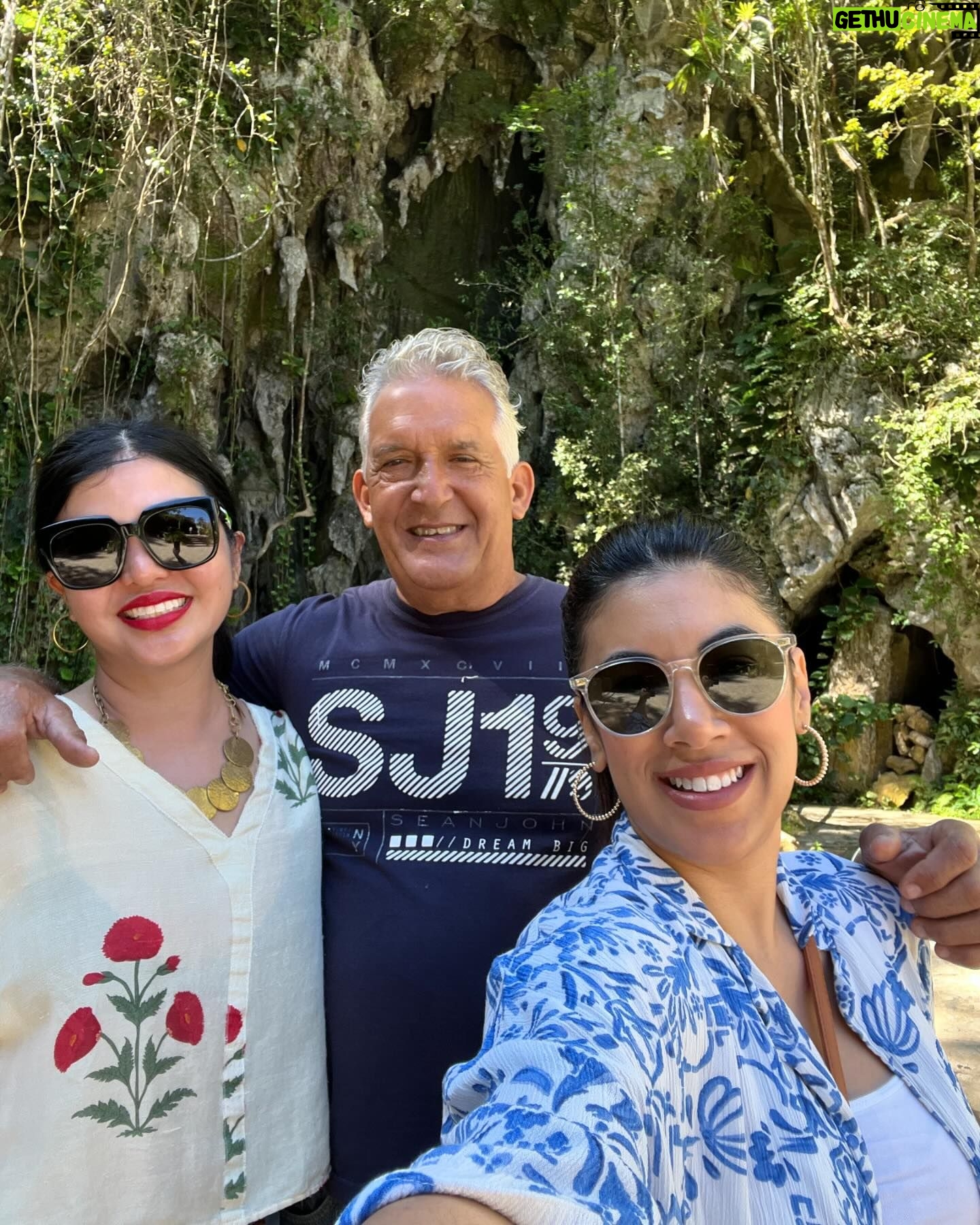 Chrissie Fit - 3 Likes - Who would’ve pegged me as a guajira? Los paisajes de Cuba son una maravilla. The Cuban countryside is unreal. I recommend you go there and buy tobacco directly from the farmers. They are forced to give 90% of their crops to the government and only have 10% to sell themselves. It’s more authentic this way and you’re helping the farmer, who takes so much pride in growing their tobacco, fruits, veggies, and coffee. Btw, I did not know how to smoke a cigar. At the risk of losing my Cuban card, I will post in my stories 😅
#Cuba #Vinales #CuevaDelIndio #palenquedeloscimarrones #cubancountryside #ReturnToMyRoots #CubanHeritage #Cuban #Guajiro #Guajira