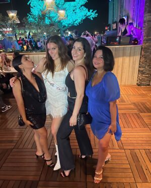 Chrissie Fit Instagram - We got rowdy in #Nashville for my dear friend @emily_a_pierce’s #bachelorette! What a blast and what a bride! Yeehaw 🤠 (I used this emoji so much in the last 3 days). #NashBash #LetsGetNashty #MidnightRodeo