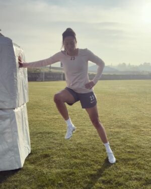Christen Press Instagram - Look out world she’s on the move !