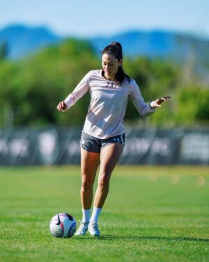 Christen Press Instagram - A little bit of sugar a little bit of spice a little bit of life 😏