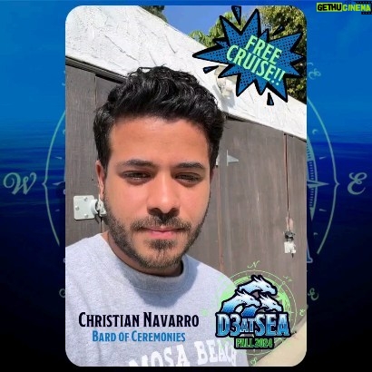 Christian Navarro Instagram - Are you ready for an unforgettable adventure on a TTRPG cruise? Join our Bard of Ceremonies, actor and Critical Role guest, Christian Navarro on D3atSea 2024! Enter now to win a free inside cabin and experience all the excitement of D3atSea cruise events, parties and games. You'll have the opportunity to meet and play with fellow gamers and professional GMs, indulge in a customized week-long campaign, and explore exotic destinations at sea upgrades are available at an additional cost to take your experience to the next level. The winners will be announced on June 28th 2024, so don't wait to enter! If you're already a guest, you can still apply and receive the value of the winning cabin amount on your current cabin. Get ready for the gaming adventure of a lifetime and enter now! www.d3atsea.com/gratuities *Daily gratuities and transportation to and from the Cruise port are not included. #ttrpg #tabletop #christiannavarro #cruise #giveaway
