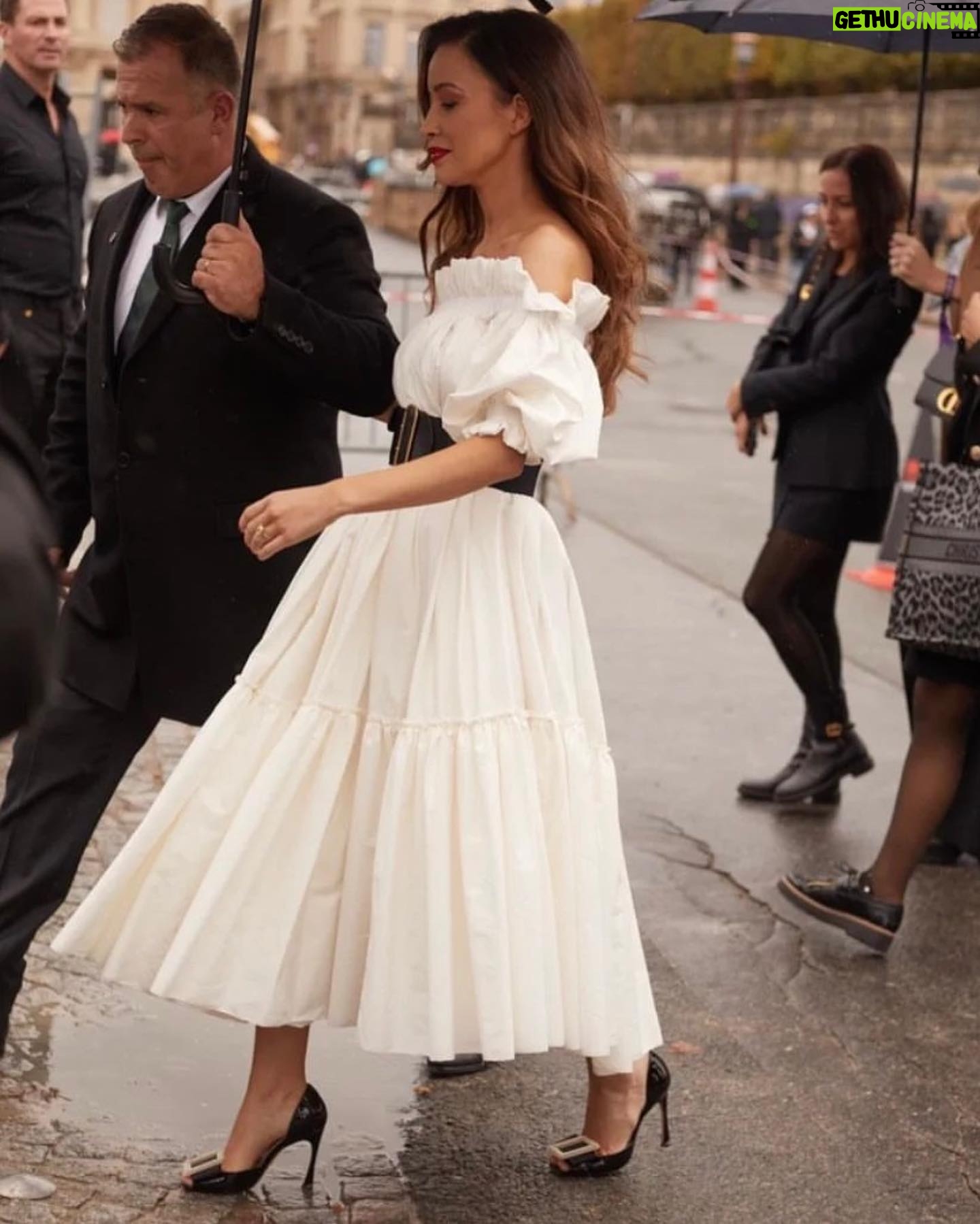 Christian Serratos Instagram - Nothing more magical than being in Paris with my @diorbeauty familia. ✨💕✨Thank you to everyone at @dior and to @mariagraziachiuri for having me at the show.