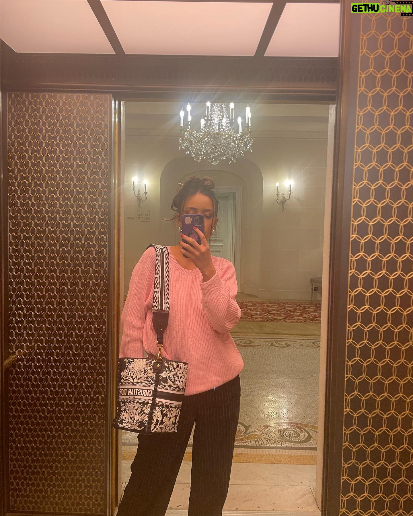 Christian Serratos Instagram - Nothing more magical than being in Paris with my @diorbeauty familia. ✨💕✨Thank you to everyone at @dior and to @mariagraziachiuri for having me at the show.
