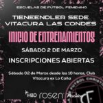 Christiane Endler Instagram - Atención Sede Vitacura / Las Condes 🤩🤩🤩. Este sábado volvemos con todos a nuestras clases⚽️👏🏼👧🏻. 🚨Nuevo Horario, 10:00hrs ⏰ . Misma Ubicación (ex club lo cañas) María escriva de Balaguer 5.000📍. INSCRIPCIONES ABIERTAS ✍🏻.