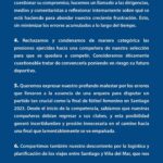 Christiane Endler Instagram - Comunicado oficial del Plantel de fútbol femenino adulto Panamericanos Santiago 2023, ante los hechos ocurridos los últimos días!