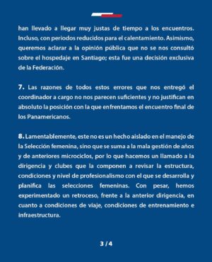 Christiane Endler Instagram - Comunicado oficial del Plantel de fútbol femenino adulto Panamericanos Santiago 2023, ante los hechos ocurridos los últimos días!