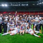 Christiane Endler Instagram - 🏆 CHAMPIONNES DE FRANCE ❤️💙 @olfeminin #d1arkema #olfemenin