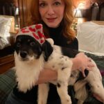 Christina Hendricks Instagram - Merry Christmas from a reindeer parade in the Scottish Highlands 🎄