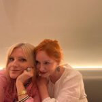 Christina Hendricks Instagram - We have laughs and delicious food. Love you guys. @laurabrown99 @brandonborrorchappell @steadig @anticonuovo___la