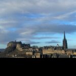 Christina Hendricks Instagram – What could be more beautiful than Scotland at Christmas??? @gleneaglestownhouse @edinburghcastle @royaloakedinburgh