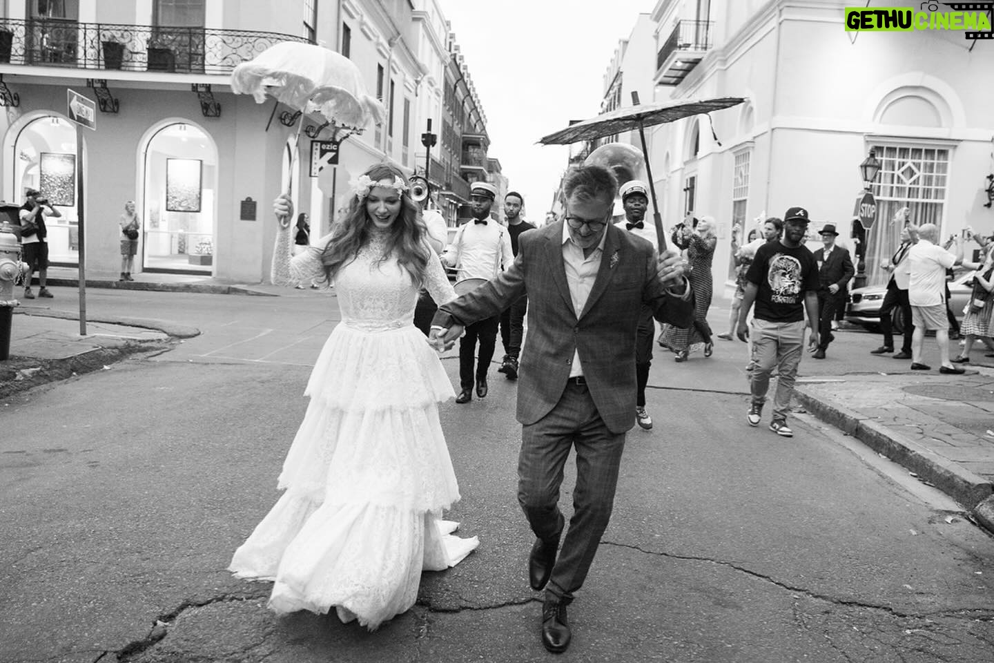 Christina Hendricks Instagram - Thank you @people for your lovely article on our magical wedding. You can see how we are beaming! @katyakatyalondon @napoleonhouseweddings @sharime_kayla @emilysullivanevents @clairepettibone @sberardweddings @steadig @newgroovebrassband @trulyhaute