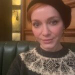 Christina Hendricks Instagram – What could be more beautiful than Scotland at Christmas??? @gleneaglestownhouse @edinburghcastle @royaloakedinburgh