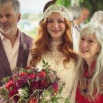 Christina Hendricks Instagram - My mother has Alzheimer’s and was not able to come to New Orleans for our wedding, so we brought the wedding to her yesterday in our backyard. My mother has always been my best friend and there was no way we weren’t going to share our love and celebrate with the biggest supporter and cheerleader in my life. When you are living so in the moment, so in the present, it is so important to have beauty and love and happiness around you. This time we had flower girls and dogs and more wonderful friends join us. @garbage surprised us with a Scottish wedding twist to this ceremony and it was another perfect day. @gillyflowersla made beautiful arrangements inspired by our New Orleans wedding and who wouldn’t want to wear their wedding dress twice!!! @katyakatyalondon @clairepettibone #alzheimers