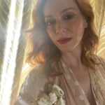 Christina Hendricks Instagram - Peaches and cream for brunch