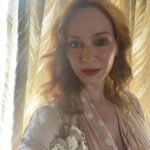 Christina Hendricks Instagram - Peaches and cream for brunch