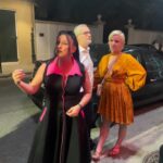 Christina Hendricks Instagram - We started at the unbelievably beautiful property of @soniathouse designed by the exceptional @kenfulk for cocktails and welcoming everyone to New Orleans before we all set out for a little New Orleans French Quarter history with @hottesthelltours . It was especially perfect for those of our friends who were seeing Nola for the first time. Yes, I kept my @csiriano gown on for every second of it! Quite possibly my favorite dress of all time. My father said being at the Soniat House is like being inside my mind🤗
