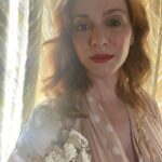 Christina Hendricks Instagram - Peaches and cream for brunch