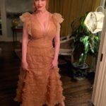 Christina Hendricks Instagram – The #eveningbefore the Emmys party, which is ….. not the evening before this year…..is always so nice to see old friends. Got to hug and kiss so many . Thank you @mptf and @jonandvinnydelivery was soooooo delicious