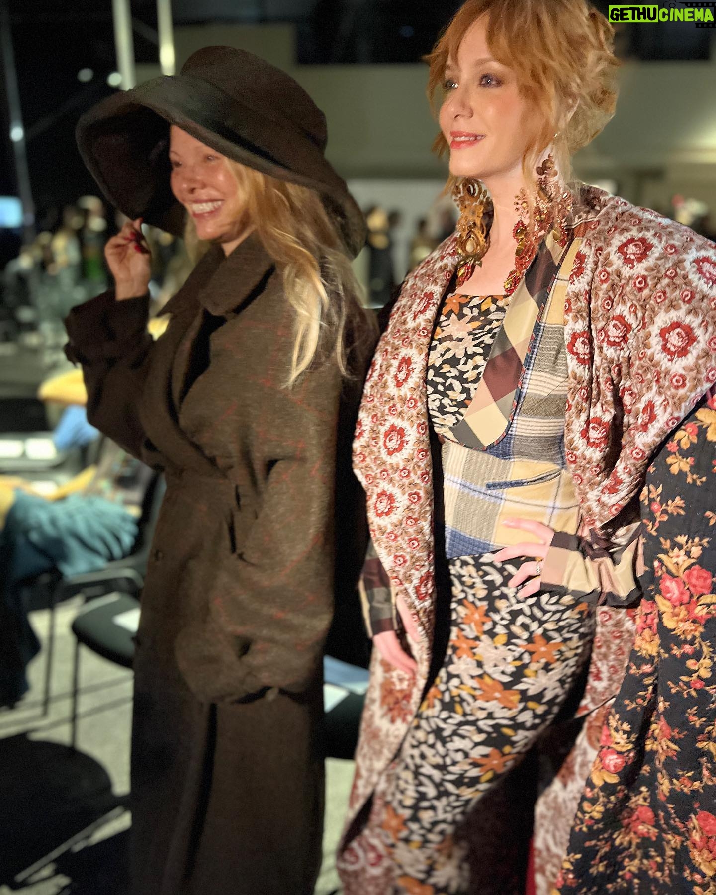 Christina Hendricks Instagram - The Westwood show in Paris was magnificent! Bravo Andreas on another masterful collection @viviennewestwood #parisfashionweek