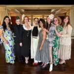 Christina Hendricks Instagram - My beautiful friends threw this gorgeous tea , you know I love a tea, last week to kick off the wedding celebrations. It was such a happy day. A sweet day. Thank you @tamaramello and @lawrensample for everything and each one of you for being there for laughs and tiny tiny little sandwiches! #weddingtea #hightea