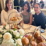 Christina Hendricks Instagram - My beautiful friends threw this gorgeous tea , you know I love a tea, last week to kick off the wedding celebrations. It was such a happy day. A sweet day. Thank you @tamaramello and @lawrensample for everything and each one of you for being there for laughs and tiny tiny little sandwiches! #weddingtea #hightea