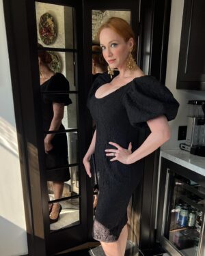 Christina Hendricks Instagram - Dinner with friends