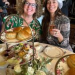 Christina Hendricks Instagram - My beautiful friends threw this gorgeous tea , you know I love a tea, last week to kick off the wedding celebrations. It was such a happy day. A sweet day. Thank you @tamaramello and @lawrensample for everything and each one of you for being there for laughs and tiny tiny little sandwiches! #weddingtea #hightea