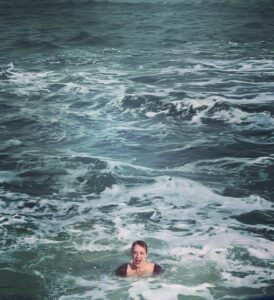 Christina Hendricks Instagram - Those of you who know me well, know I have a fear of the ocean. But bigger than that fear, is the fear of not doing something extraordinary because I’m too scared. So, I decided I would go to the 40 ft. In Dublin and jump into the Irish Sea. But before I could take my own steps, the ocean, in one dramatic wave , grabbed me from this rock and through me under, scraping my leg, plunging me under water with a mouth full of salt water as I was gasping for breath and then pummeling me over and over again with waves that made it almost impossible to swim back to land. But I did it. And it was exhilarating. I survived. And I might even do it again. But better planning next time…. I’m proud of myself. #40ft #dublin #irishsea