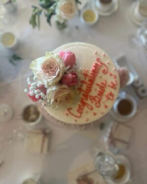 Christina Hendricks Instagram - My beautiful friends threw this gorgeous tea , you know I love a tea, last week to kick off the wedding celebrations. It was such a happy day. A sweet day. Thank you @tamaramello and @lawrensample for everything and each one of you for being there for laughs and tiny tiny little sandwiches! #weddingtea #hightea