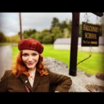 Christina Hendricks Instagram - I think you know what this means…….. @ashfordcastle @ireland_falconry