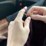 Christina Hendricks Instagram - #knitting